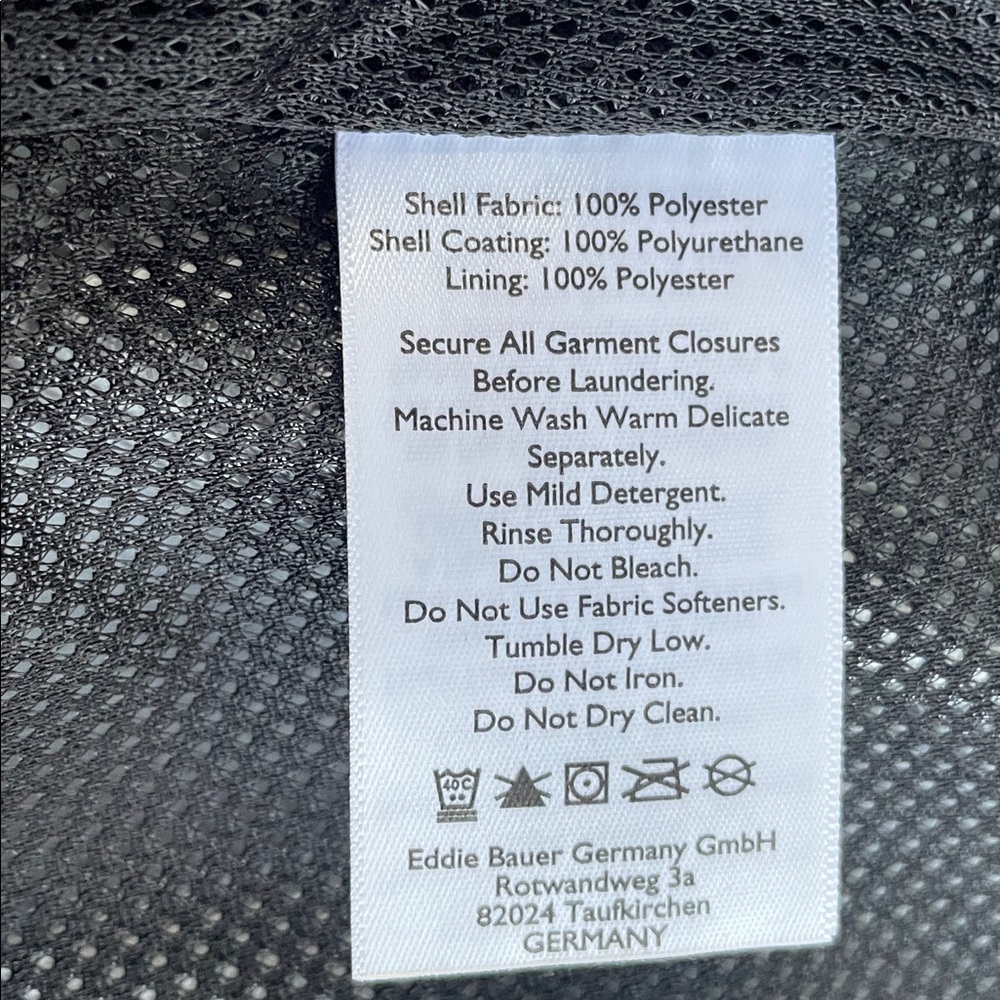 Eddie Baur Packable Camouflage Rainfoil Jacket, Small - Picture 5 of 13